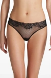 Commando Double Take Thong In Black