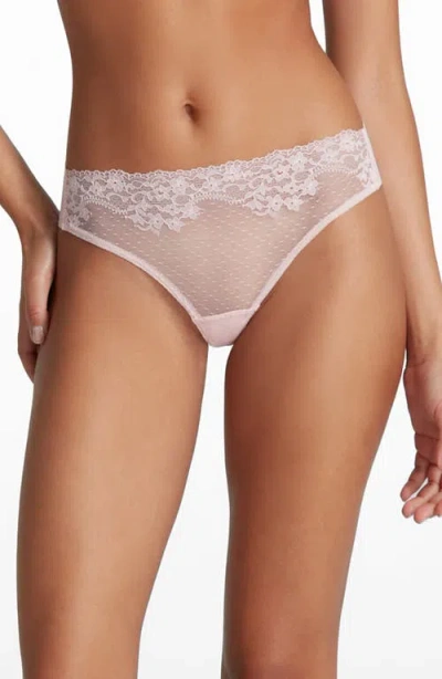 Commando Double Take Thong In Blush