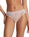Commando Double Take Thong In Blush