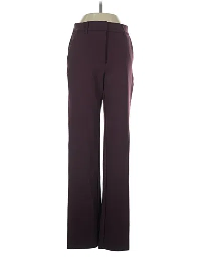 Pre-owned Commando Dress Pants In Burgundy