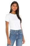 Commando Essential Cotton Crewneck Bodysuit In White