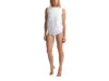 Commando Essential Cotton Muscle Bodysuit In White