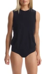 Commando Ballet Racerback Bodysuit In Blue