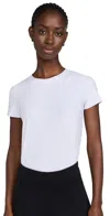 Commando Essential Cotton Tee Bodysuit White In White
