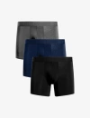 Commando Essential Modal Modern Fit Boxer Brief 3-pack In Multi