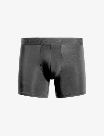 Commando Essential Modal Modern Fit Boxer Brief In Silver