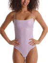 Commando Faux Leather Cami Bodysuit In Lavender In Purple