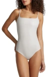 Commando Faux Leather Camisole Bodysuit In Iry-ivory
