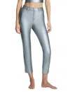 Commando Faux Leather Five Pocket Pant In Platinum