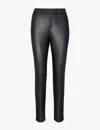 Commando Faux Leather Five Pocket Pant Slg69 In Black In Black