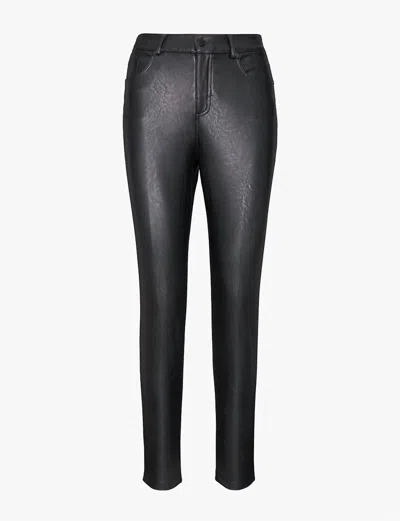 COMMANDO FAUX LEATHER FIVE POCKET PANT SLG69 IN BLACK
