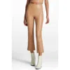 Commando Faux Leather Cropped Flare Legging In Camel In Camel