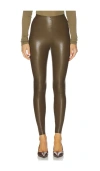 Commando Faux Leather Legging In Brown