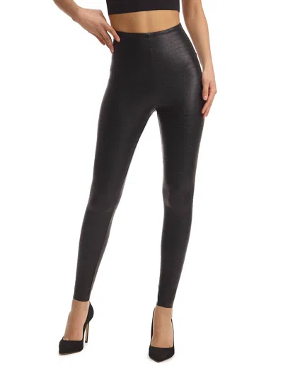 Commando Faux Leather Legging In Black Croc