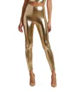 Commando Faux Leather Legging In Gold Leaf In Goldleaf