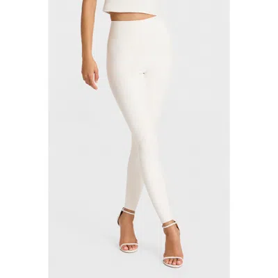 Commando Faux Leather Legging In White
