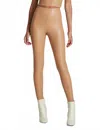 Commando Faux Leather Cropped Flare In Camel In Brown
