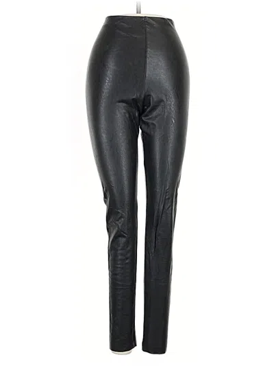 Pre-owned Commando Faux Leather Pants In Black