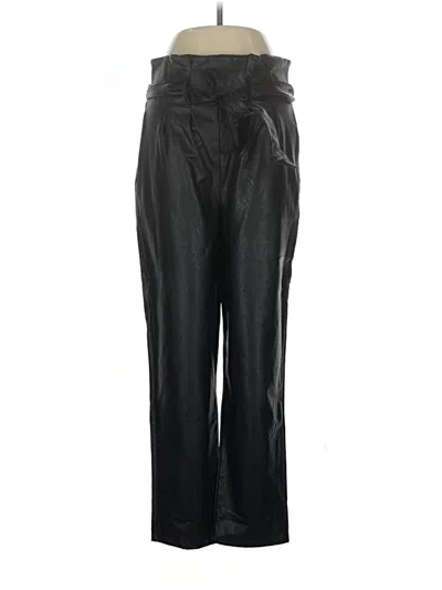 Pre-owned Commando Faux Leather Pants In Black