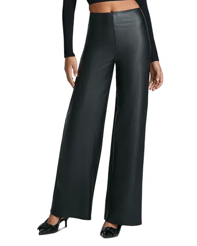 COMMANDO FAUX LEATHER WIDE LEG PANTS