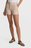 Commando Faux Leather Shorts In Sand