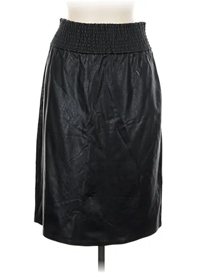 Commando Faux Leather Skirt In Blue