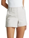 Commando Faux Leather Tailored Short In Porcelain In White
