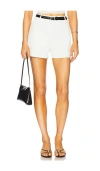 Commando Faux Leather Tailored Short In White