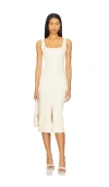 Commando Faux Leather Tank Dress In 象牙白