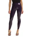 Commando Faux Patent Leather Legging In Aubergine In Black