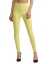 Commando Faux Patent Leather Legging In Limeade In Yellow