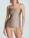 Commando Faux Silk Cami In Umber In Multi
