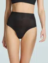 Commando Featherlight Control Thong In Black In Black
