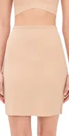Commando Half Slip With Control Shorts Beige In Neutral