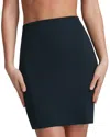 Commando Classic Half Slip With Control Short In Black In Black