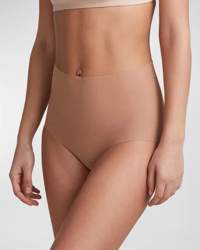 Commando High-rise Seamless Panty In Brown