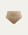 Commando High-rise Zone Smoothing Thong In Beige