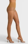 Commando Highlighter Sheer Tights In Mocha