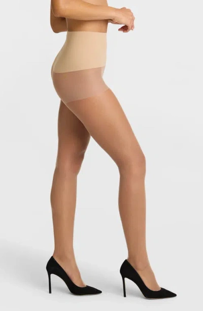 Commando Highlighter Sheer Tights In Rose Gold