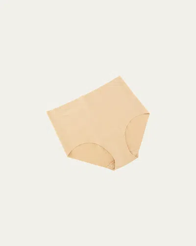 Commando High-rise Seamless Panty In Beige