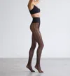 Commando Ikat Net Tight In Black In Black