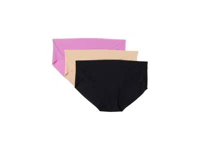 Commando Invisible Rib Bikini 3-pack Gp226 In Black