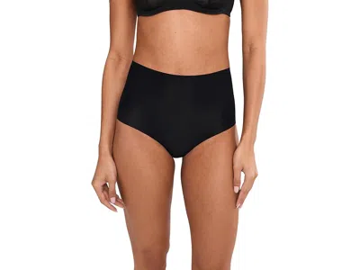 Commando Invisible Rib High-rise Bikini In Black