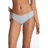 Commando Invisible Rib Thong In Blue