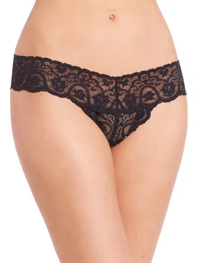Commando Lace Tanga In Black