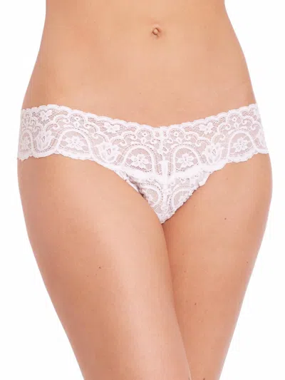 Commando Lace Tanga In White
