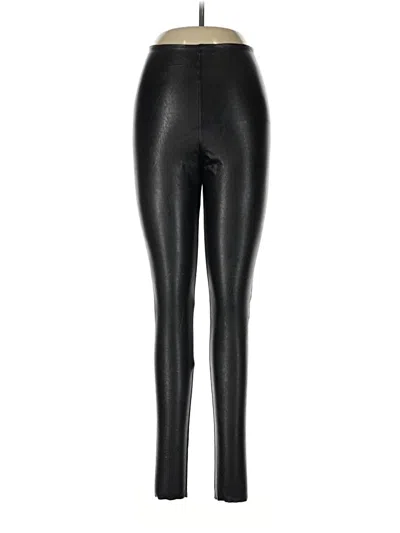 Pre-owned Commando Leggings In Black