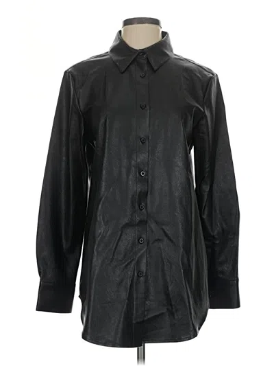 Pre-owned Commando Long Sleeve Blouse In Black