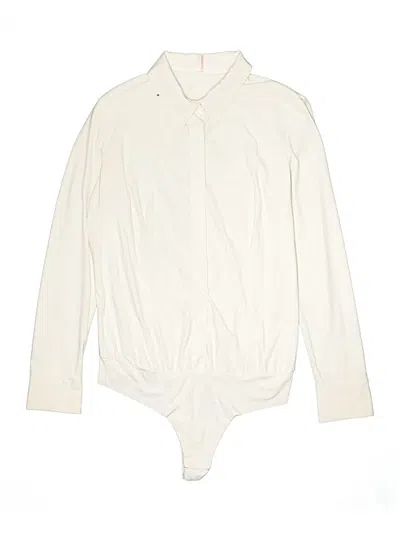 Pre-owned Commando Long Sleeve Blouse In Ivory