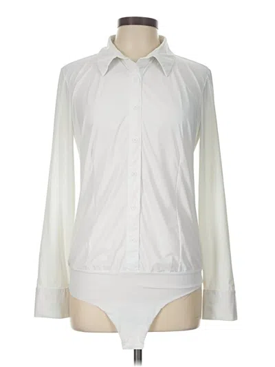 Pre-owned Commando Long Sleeve Blouse In Ivory